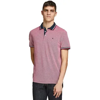 JACK & JONES Paulos Kurzarm-poloshirt Rio Red L