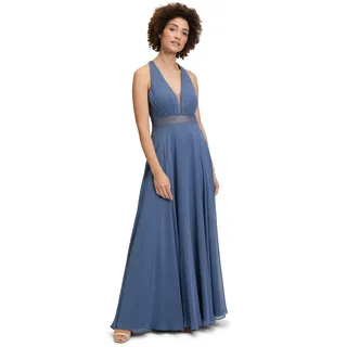 Vera Mont Abendkleid mit Spitze Blau 40