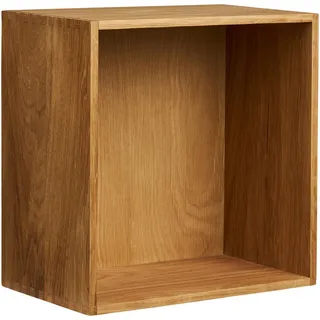 Wandregal , Eichefarben , Holz , Eiche , massiv , Holz , 30x30x18 cm , hängend , Holzmöbel, Holzregale, Wandregale Holz