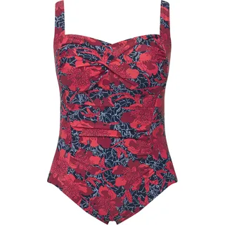 Ulla Popken, Damen, große Größen, Badeanzug Flower Outlines