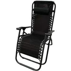 SUNNY STAR STC1439 Anatomischer Stuhl 115 x 65 x 90 cm, doppelt gewebt, schwarz