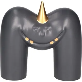 Rituali Domestici moderne Keramikdekoration m H229000002 - Grau, Gold