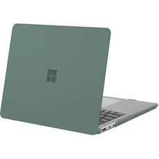 MOSISO Hülle Kompatibel mit Surface Laptop 5/4/3 13,5 Zoll 2022 2021 2019 mit Metall Tastatur (Models: 1951 & 1868), Schutzhülle Kunststoff Hartschalen Case Cover, Smaragdgrün