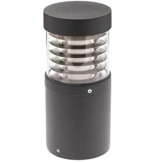 Lucande LED Wegeleuchte/Sockelleuchte 26,5 cm, Sockellampe Garten IP54 1x15W warmweiß (3.000K) Aussenleuchte