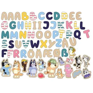 Bluey magnetic letters