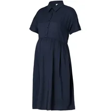 MAMALICIOUS Damen Mlmercy Lia S/S Wo Abk Dress 2f A Solid Kleid, Parisian Night, S EU