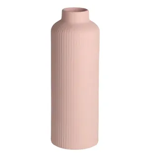 home&you Vase Dahli, 23x8 cm, Rosa, Blumenvase Keramikvase Dekorative Perfekt für Blumen & Wohndekoration, Elegante Design , 23 cm , Dekoration, Vasen, Keramikvasen