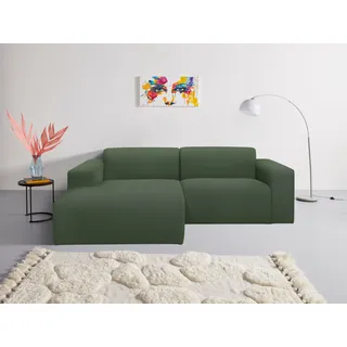 INOSIGN Ecksofa »Koa,228cm, L-Form, Modulsofa, Webstoff, Cord«, Designsofa in Cord grün