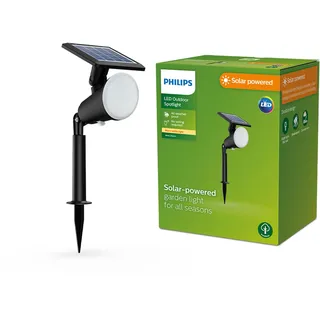 Philips Outdoor Solar Jivix Spotleuchte Spiess 1.4W Tageslichtsensor 2700 Kelv