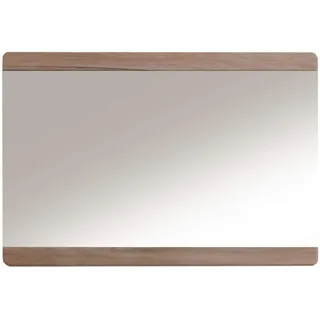trendteam Bad Spiegel Malea/Siena Eiche San Remo hell 65 x 70 x 4 cm - Silber