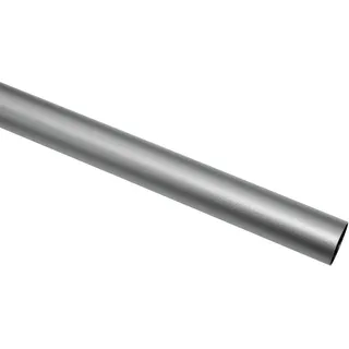 GARDINIA Vorhangstange Industrial Home 1-läufig Ø 25 mm 200 cm Silber