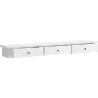 Songmics Wandregal 80 x 10 x 15 cm Weiß