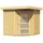 Gartenhaus 2,09 x 2,13 m Beige