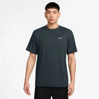 Nike Herren T-Shirt Dri-Fit UV Short-Sleeve Fitness DV9839-390 M - Seaweed/Black - M