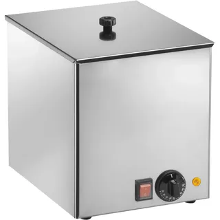 Saro Wurstwärmer HD 100 – Edelstahlgerät mit Rost, 1 kW, zum Warmhalten