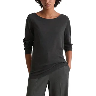 Marc OߴPolo Damen Langarmshirt aus Bio-Baumwolle Basic