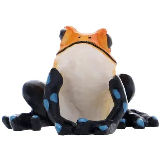 Hobby Terraristik The Frog 2 I 5 x 3,5 x 5 cm I künstlicher Frosch für Terrarien I Terrarium Deko I täuschend echt wirkender Deko-Frosch aus Kunstharz I Froschattrappe für Innen- & Außenbereich