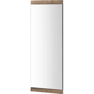 set one by Musterring Garderobenspiegel »Lancaster Dielen« mit Holzabsetzung, zwei Farben, B 45 x H 116 cm, braun