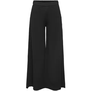 Jdy Damen Hose weites Bein Schwarz XS 32