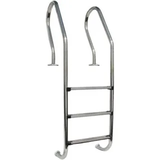 Gre Poolleiter grau/silber/weiß 50 x 162,5 cm
