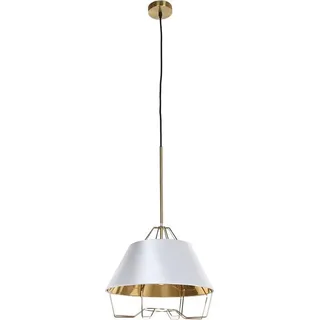 Deckenlampe DKD Home Decor Weiß Gold PVC Metall 50 W 38 x 38 x 32 cm