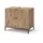 Waschbeckenunterschrank Eliza 2 Auszüge 70 x 63 x 45,1 cm Braun