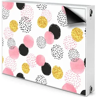 Magnet Radiator Magnet Mat Heizkörper Heizung Verkleidung Abdeckung 80x60 cm - Geometrische, Punkte