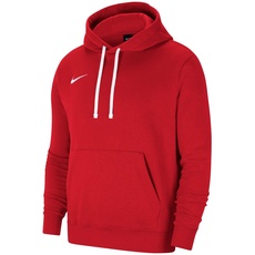 Bild von Nike, Herren Sweatshirt Club 20 Fleece Hoodie rot/weiss Größe S,