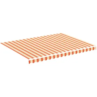 vidaXL Markisenbespannung 4 x 3 m gelb/orange