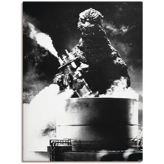 Artland Wandbild »Godzilla III« Film 1 Stk. tlg. als Leinwandbild, Poster in verschied. Größen, schwarz