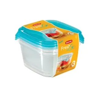 Curver Fresh & Go transparent 35 x 25 x 10 cm 3 x 1,2 l