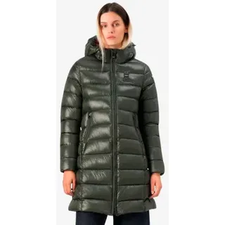 Blauer für Damen. 25WBLDK02069 Langer Mantel Adelaide grün (L), Lässig, Polyamid