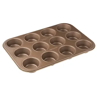 Zenker Mojave Gold 12er-Muffinform 38,5 x 26,5 cm