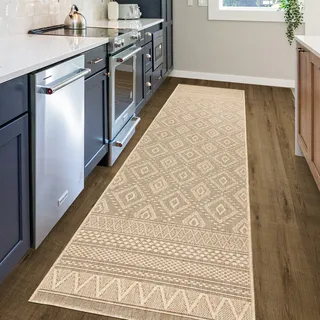 MY HOME »Toronto auch als Läufer erhältlich« rechteckig 3 mm Höhe In- und Outdoor geeignet, Sisal-Optik, Wetterfest & UV-beständig, Boho,