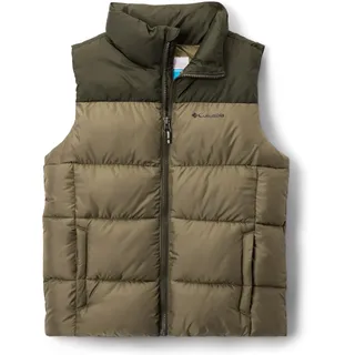 Columbia Youth Unisex Puffect Vest Puffer Vest Bodywarmer, Stone Green, Greenscape, XS