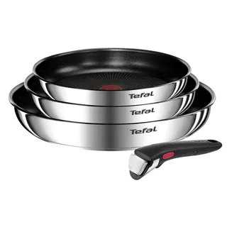 Tefal Ingenio Emotion Pfannenset 4-teilig - Silber