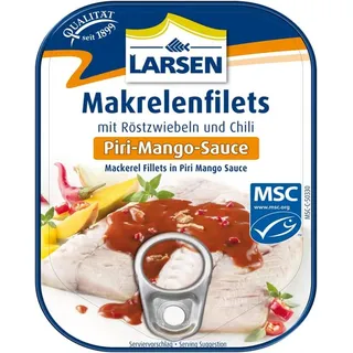 Larsen MSC Makrelenfilets In Piri-Mango-Sauce, 110 g