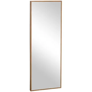 Homcom Wandspiegel 125 x 45 cm Braun