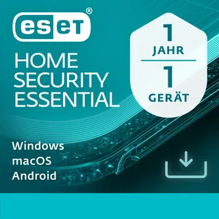ESET Home Security Essentials 2025/2026 10 Geräte 2 Jahre DE Win Android iOS
