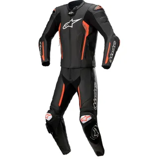 Alpinestars Missile V2 Lederkombi - Schwarz/Neon-Rot / 56
