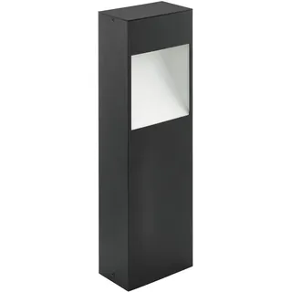 EGLO Sockelleuchte Aluminium 13,5 x 7,5 x 38 cm 1 flammig anthrazit, weiß