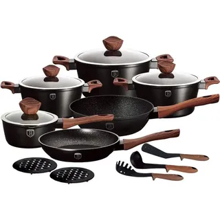 Berlinger Haus Forest Line Topf-Set 4-tlg. Kochtopf + Pfanne