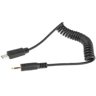 JJC Cable-F2 Auslöser-Anschlusskabel 2,5 mm Klinke auf Sony Multi Terminal-Anschluss (RM-VPR1) - für JJC-Fernauslöser, Triggertrap, Miops, Commlite