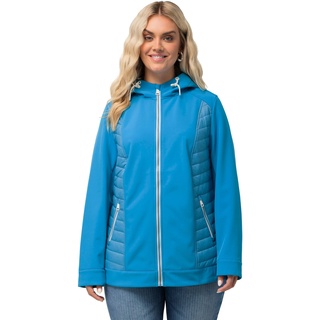 Ulla Popken, Damen, große Größen, GRS Hyprar Shoftshelljacke mit Steppung, wasserabweisend