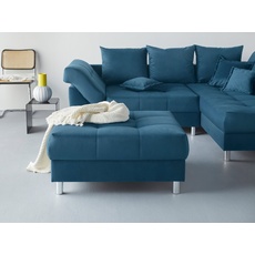 Bild Hocker »Joseli«, inklusive komfortablen Federkerns, blau