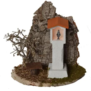 Alfred Kolbe Krippen-Zubehör »Wegmadonna, Weihnachtsdeko« Made in Germany, braun