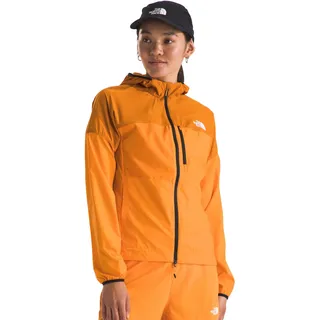 The North Face Damen Higher Run Wind Runningjacke, Apricot Glaze/Iron Citr, S