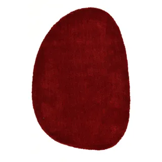 Tom Tailor Shaggy Teppich Cozy Hochflorteppich 80 x 120 cm Rot