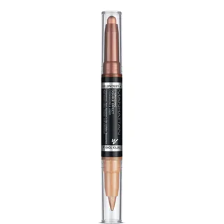 Manhattan Eyemazing Double Effect Eyeshadow & Liner – Brauner 2-in-1 Lidschatten & Eyeliner Stift zum Drehen – Farbe 003 Bohemian Bronze – 1 x 1.6g