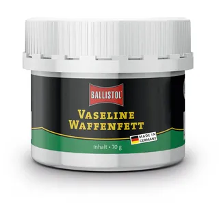 Ballistol 23699 Vaseline Waffenfett 70g – Harz- und säurefreies Waffenfett für alle Waffenteile, Schmierung von Mechanik, Weiß